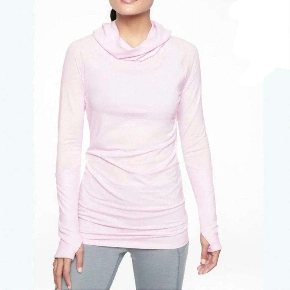 Athleta Essence Hooded Tunic Simply Lilac Size Small 405077-00